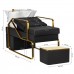 GABBIANO Hair Wash Unit DIANA GOLD Black